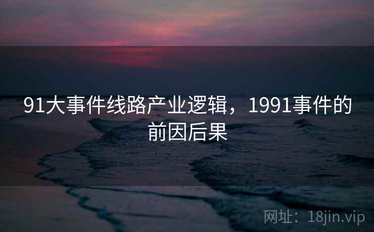 91大事件线路产业逻辑，1991事件的前因后果