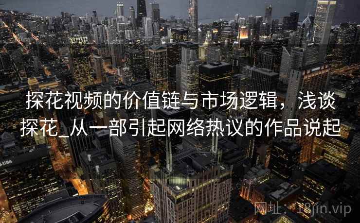 探花视频的价值链与市场逻辑，浅谈探花_从一部引起网络热议的作品说起